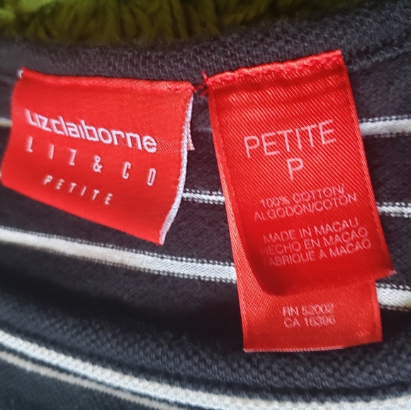 LIZ&CO Striped Short Sleeve (VINTAGE) - Picture 7 of 11